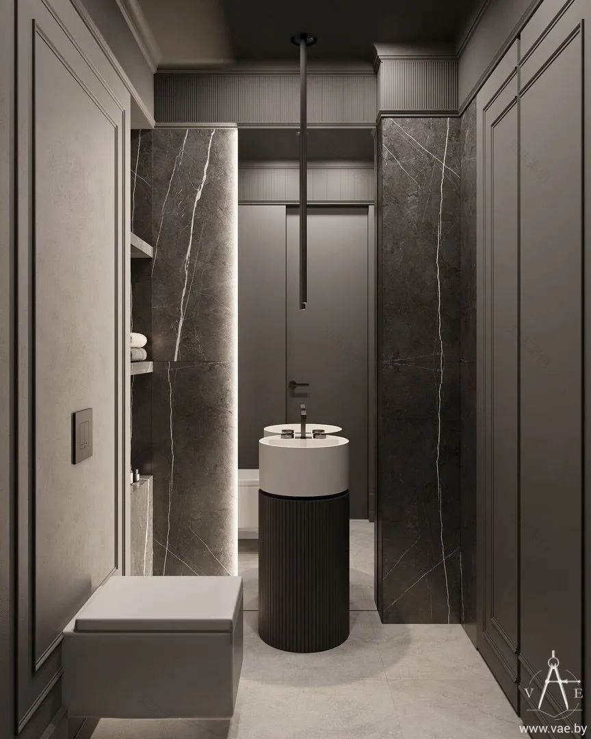 明斯克 LCD“Mayak”90㎡现代雅居,绿色木色添温馨-31