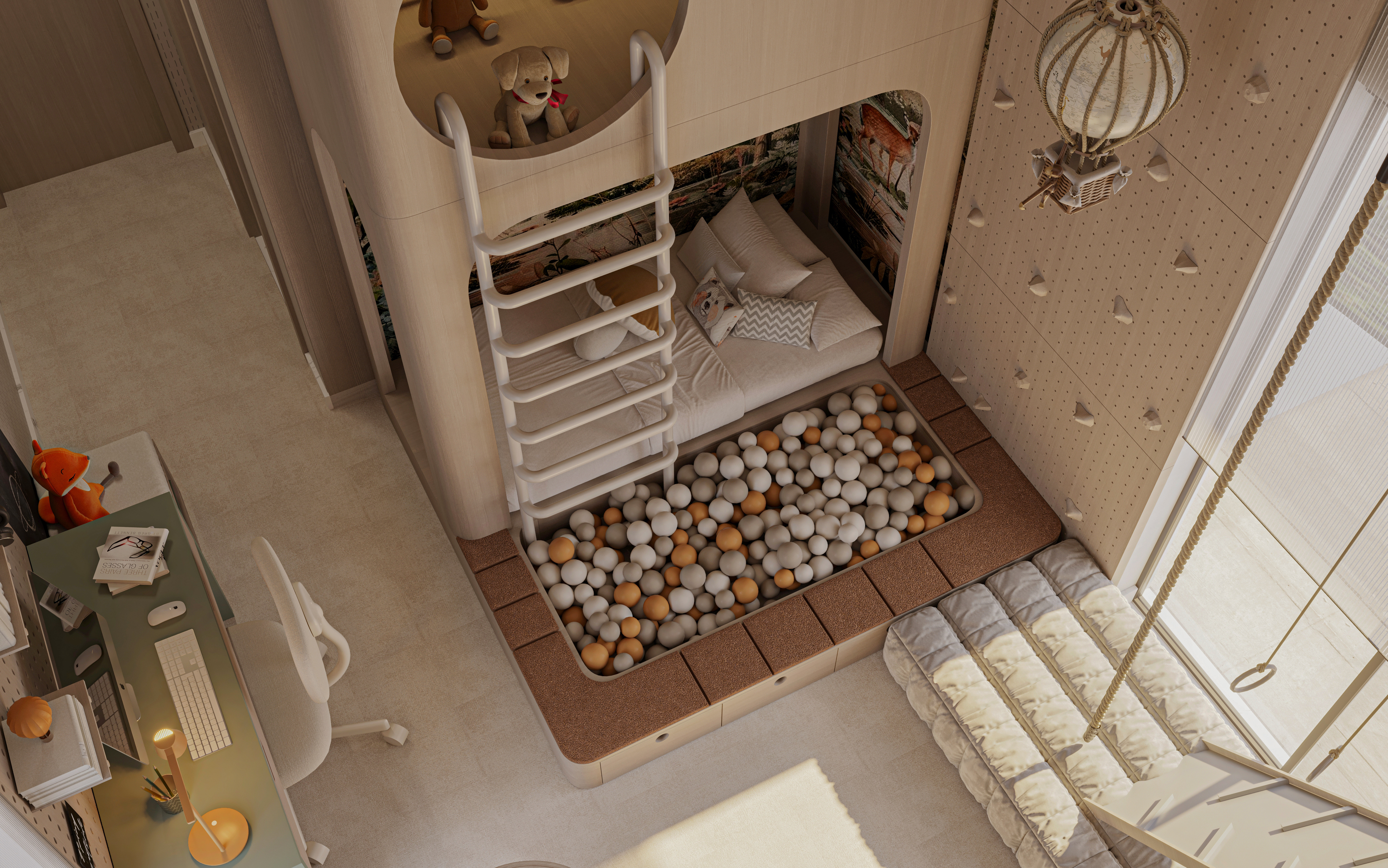 儿童房丨沙特阿拉伯丨Azm Studio-13