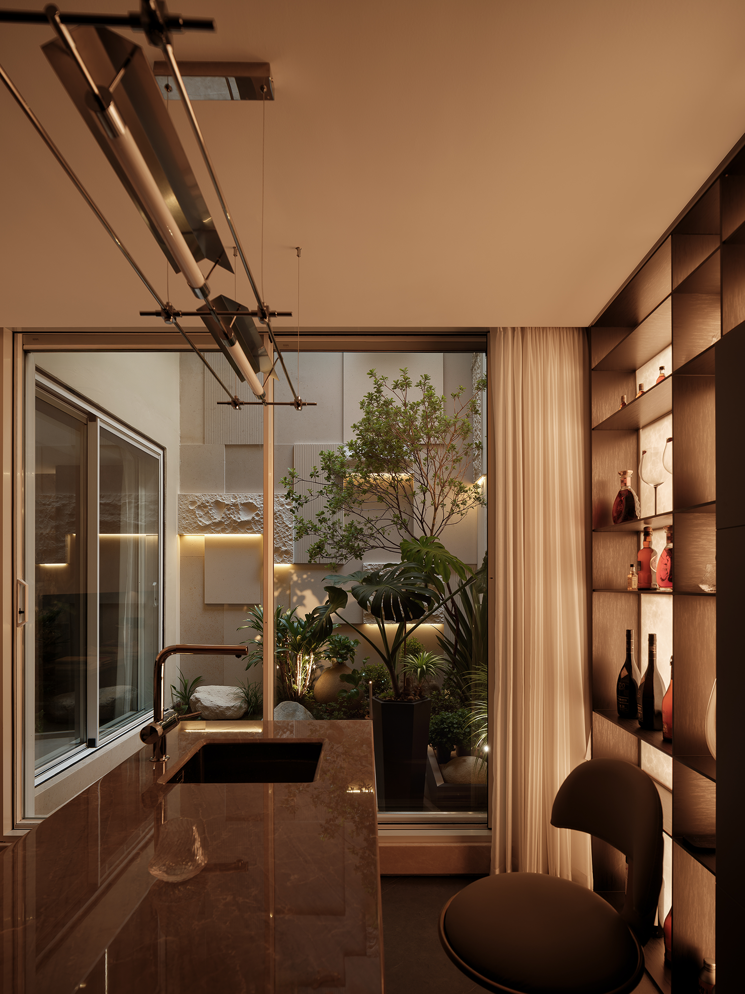 杭州 600㎡ 光之合院,家的对话诗丨中国杭州丨袁杰设计事务所-50