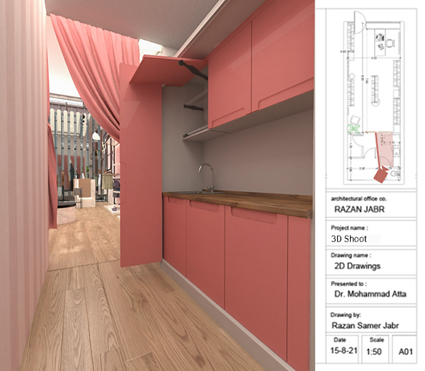 Clothing store-university 3rd year- Interior design-2