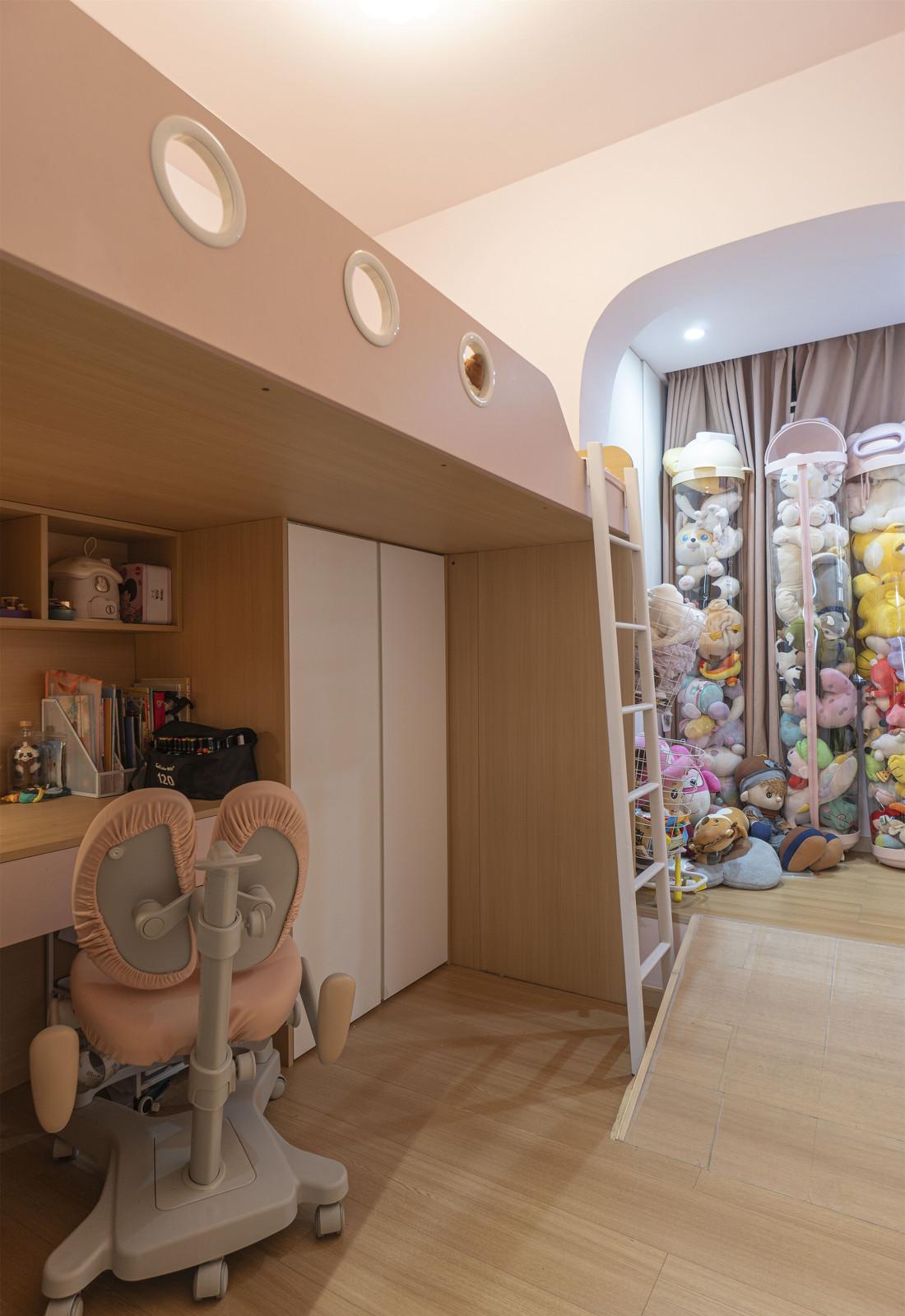 94㎡现代原木风三居室设计-46