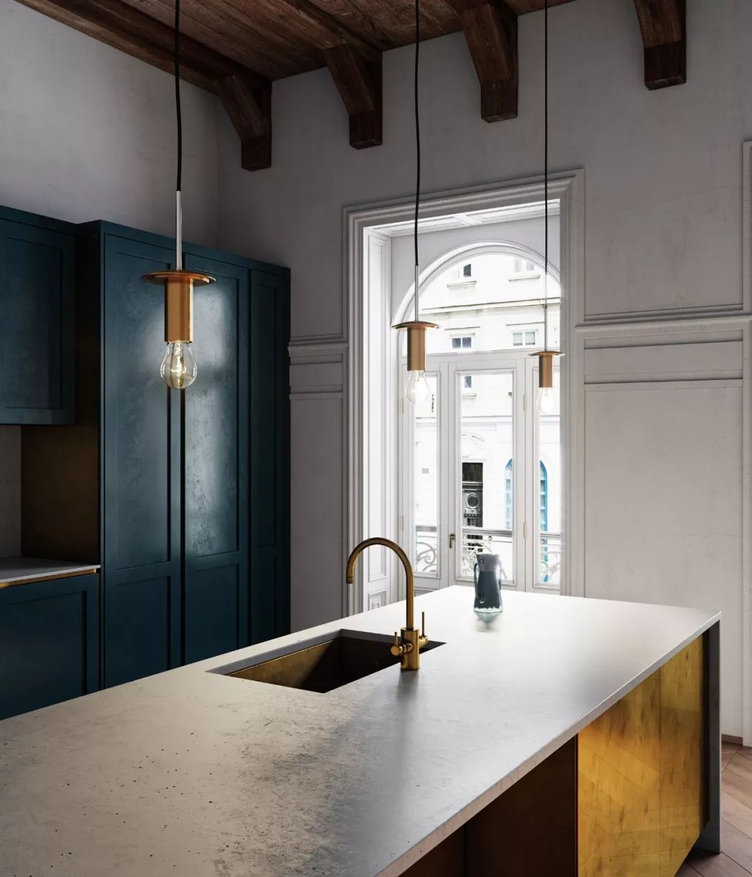 木梁 拱窗，老房子这样设计更有腔调！-24