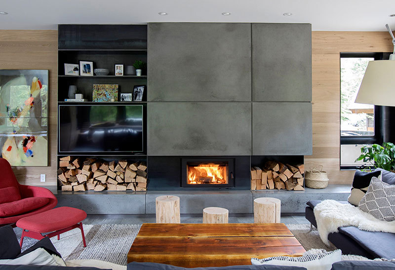 加拿大温哥华时尚山林小屋-7