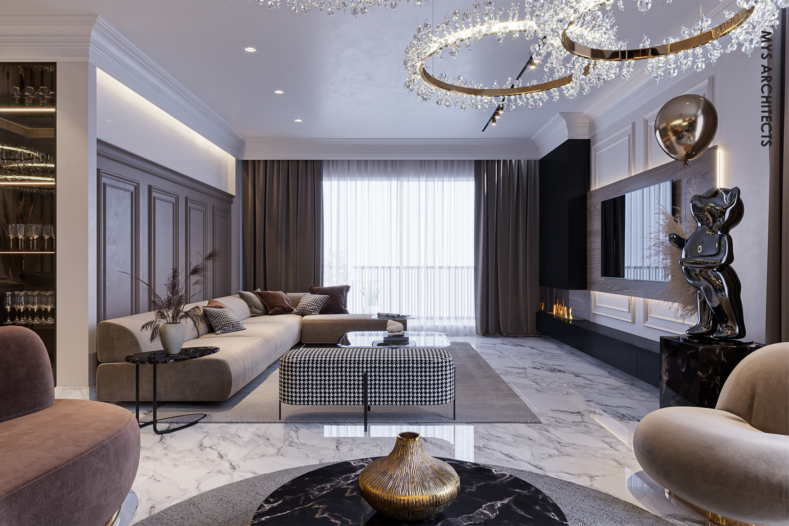 镜面反射度·私人住宅丨EgyptCairo丨MYS Architects-14