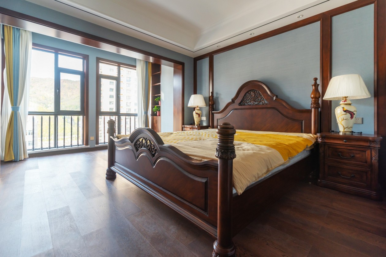 栾川新中式美式混搭家居设计-22