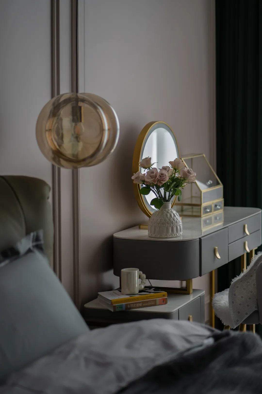 英庭名墅复古轻奢别墅设计丨尚层别墅装饰-40