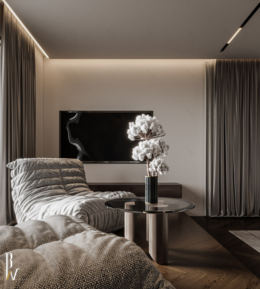 大厅和主卧室丨摩洛哥丨Black N White-20