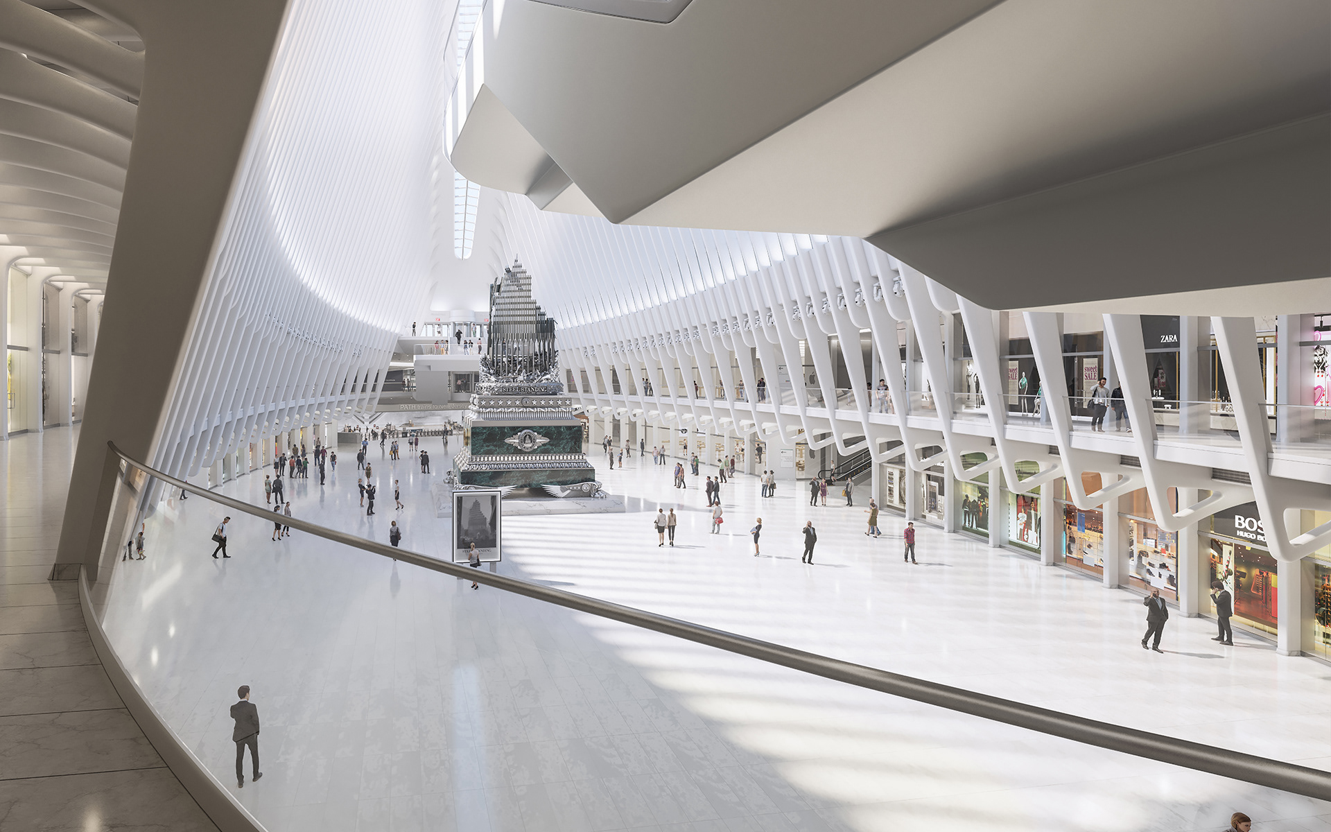 3D Animation of Steel Standing Memorial-8