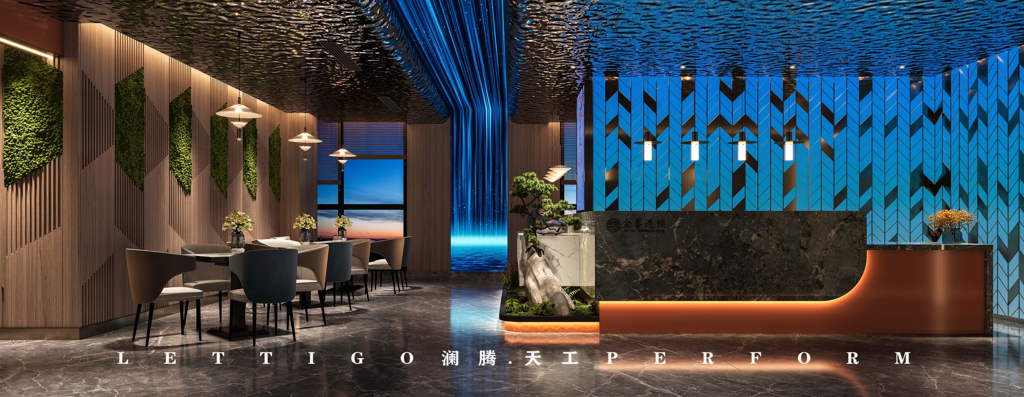 现代中式|足浴会所|SPA养生馆-4