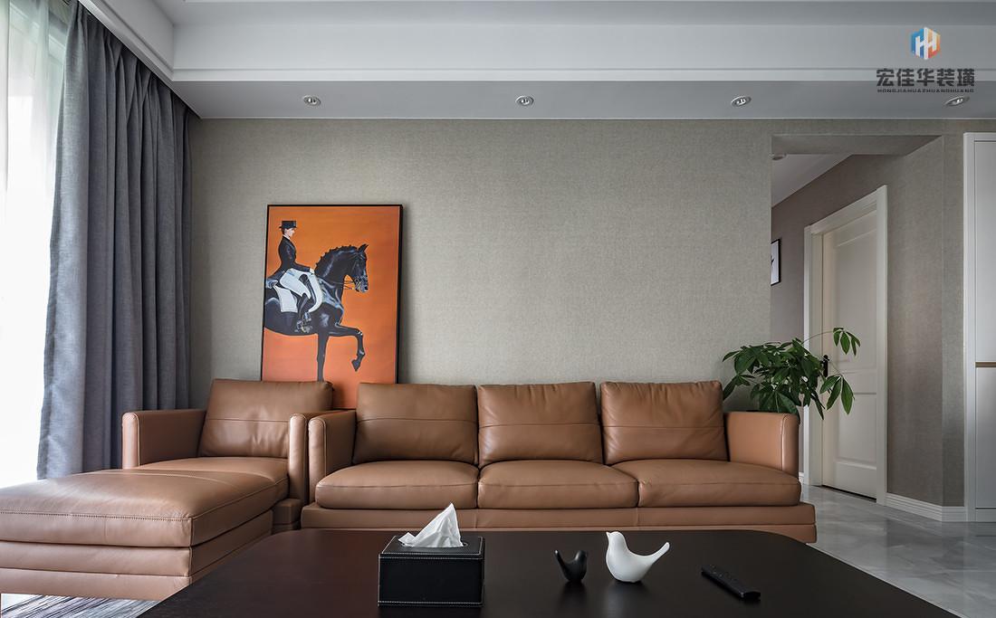 宏佳华装璜赏心 118㎡现代风 温馨宜居空间设计-2