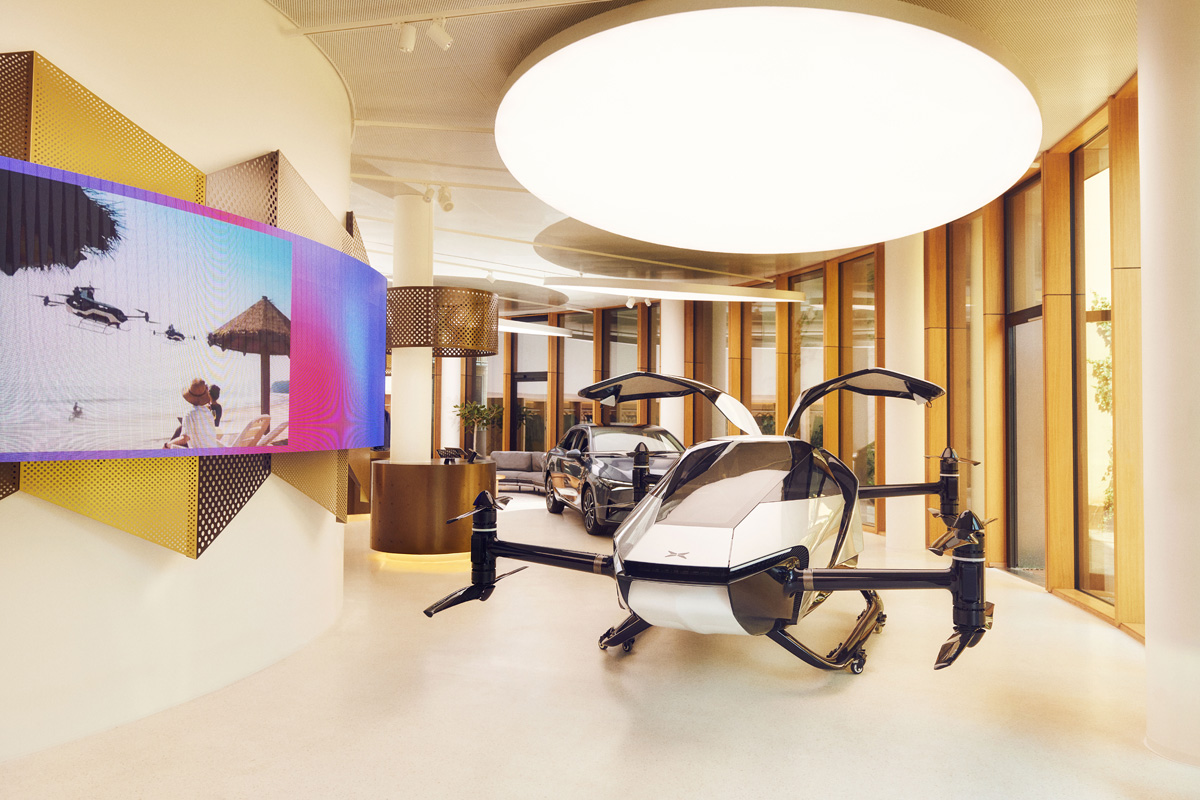 XPENG showroom in Copenhagen designed around future mobility-14