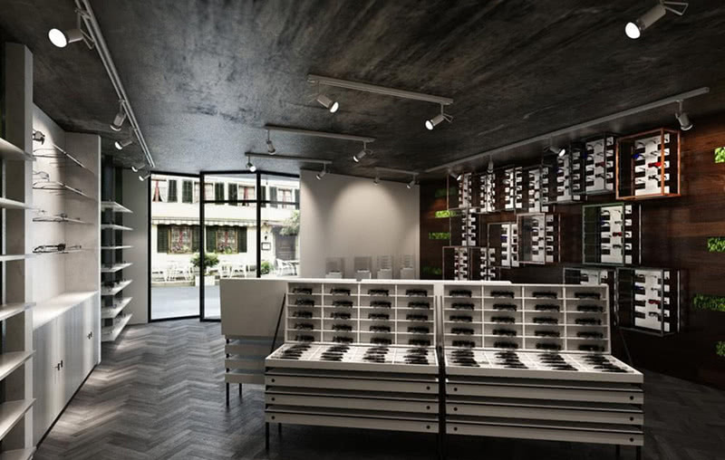 眼镜店室内设计案例效果图-17