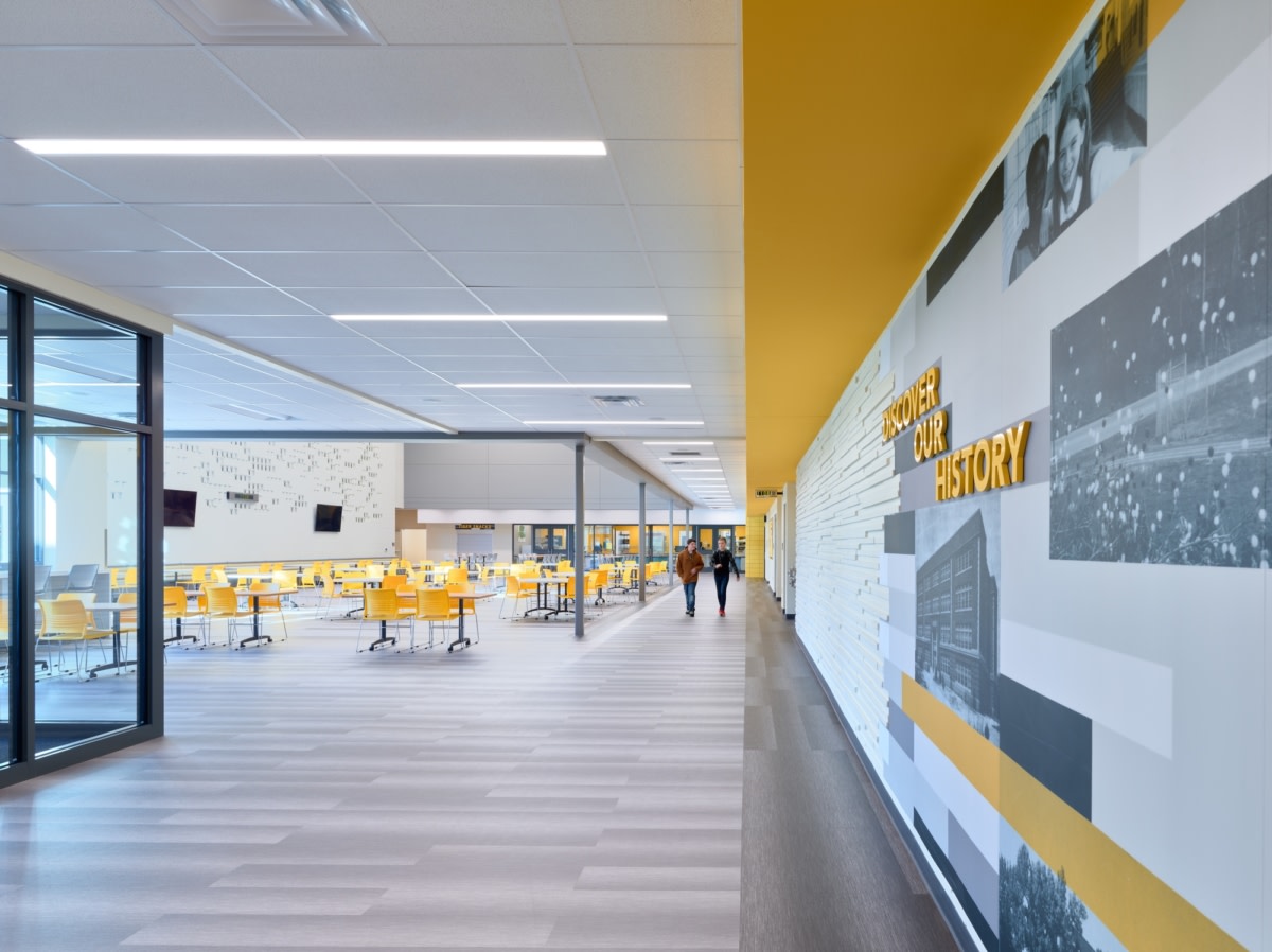 肯萨斯城卡尔·B·布鲁斯中学安全灵活学习空间丨美国堪萨斯城丨Hollis + Miller Architects-8