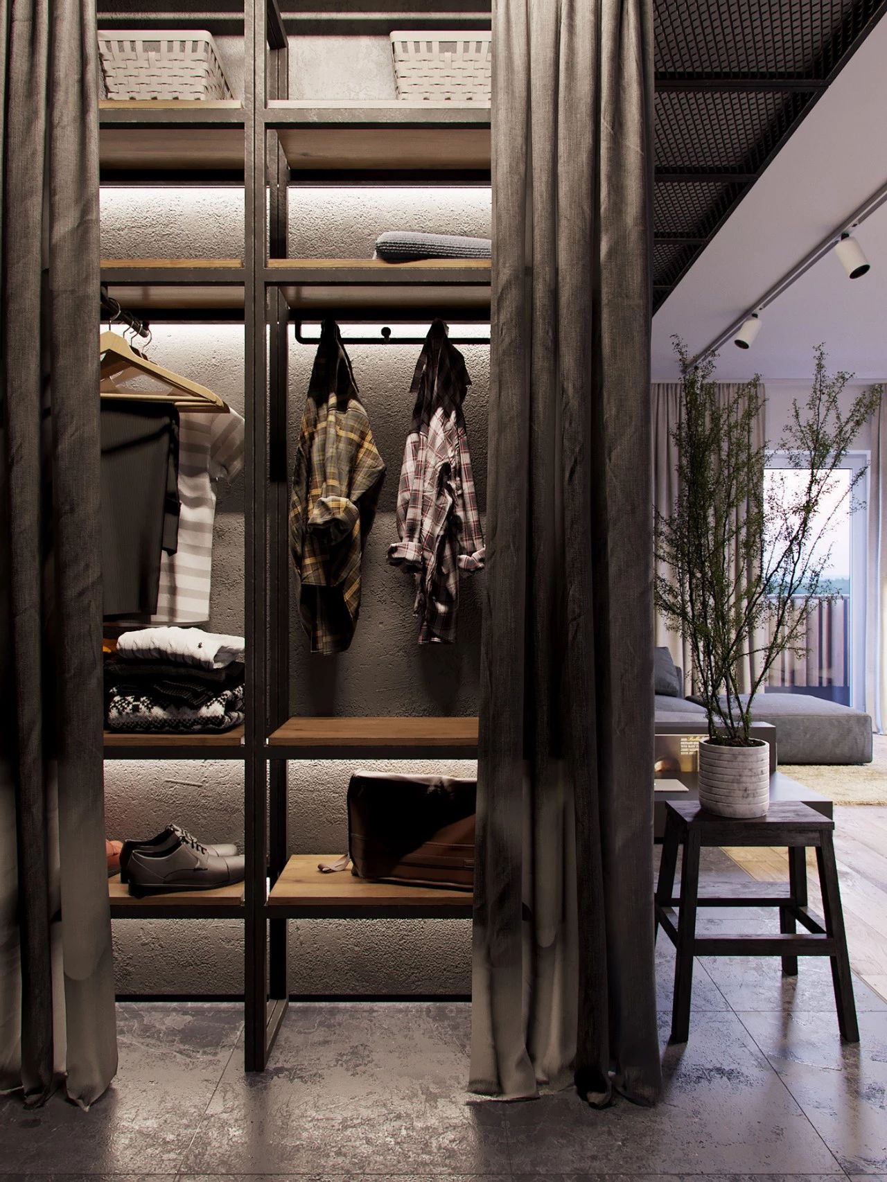 轻工业风 LOFT 住宅设计丨Form8 studio-12