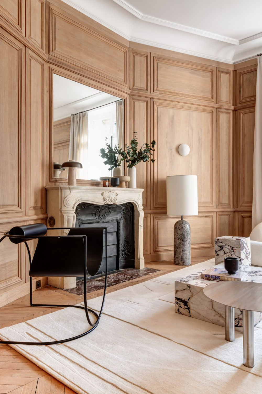 巴黎时尚公寓 | 古典与现代的完美结合-4