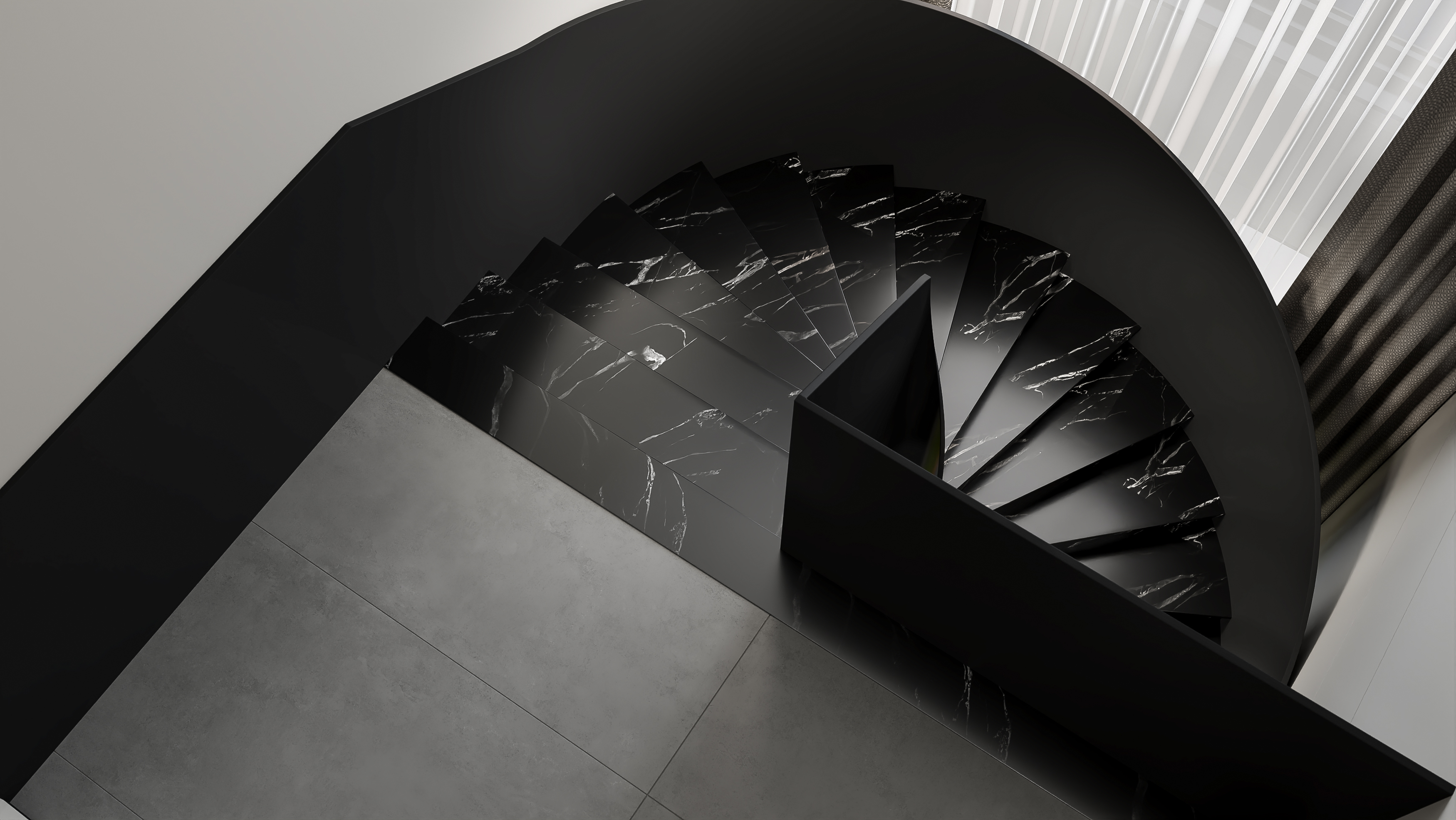 现代黑白灰客餐厅-2