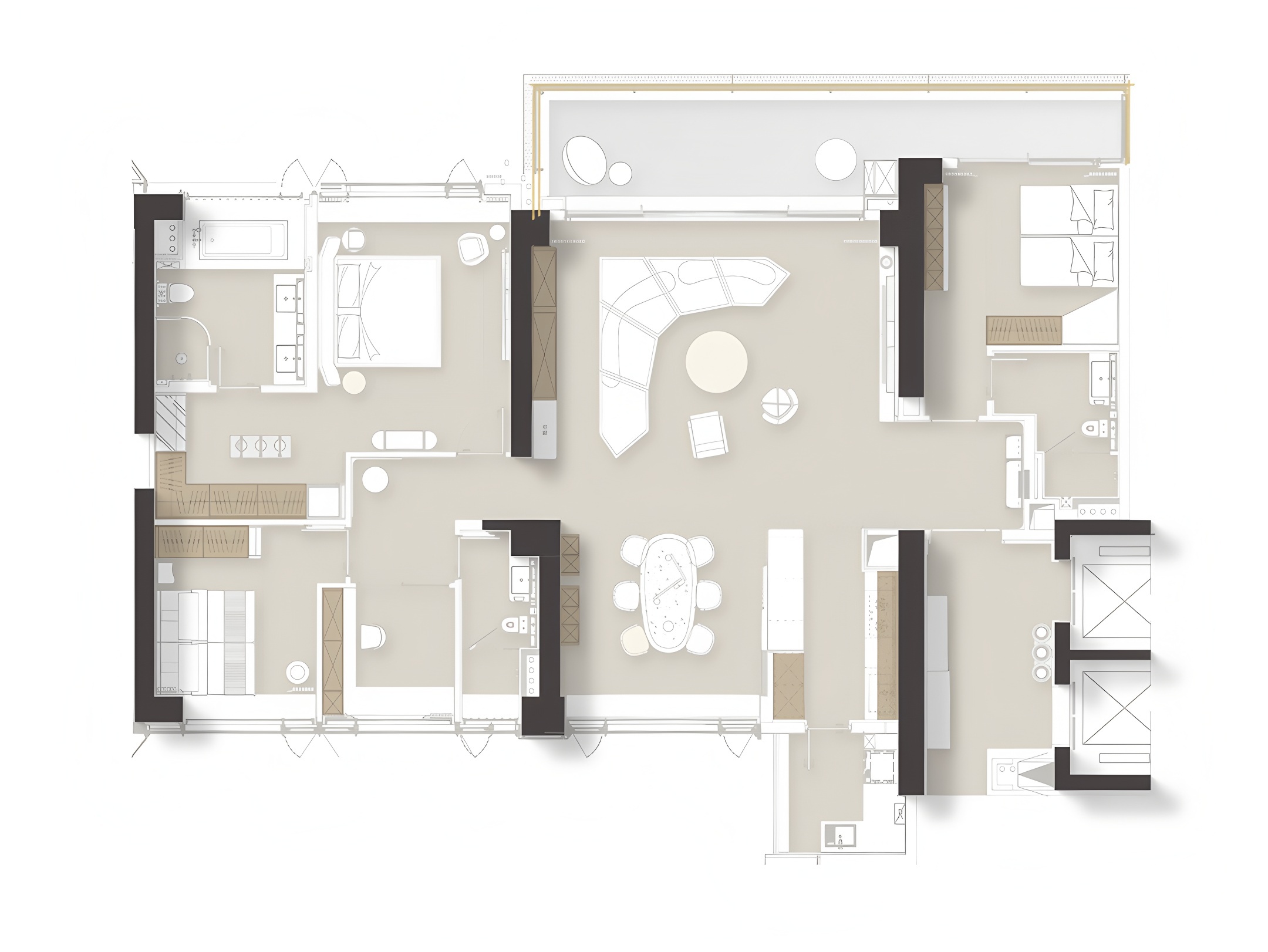 《闲 屿》广州243m²丨中国广州丨木禾夕设计-64