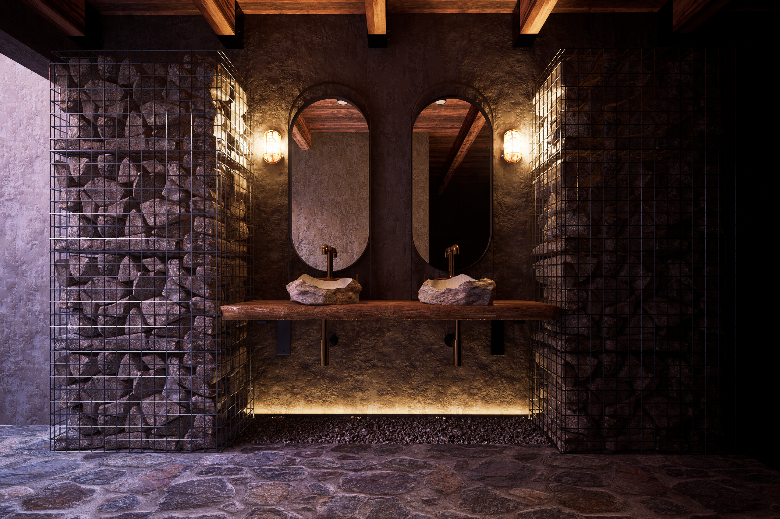 Project design and render of a sink-0