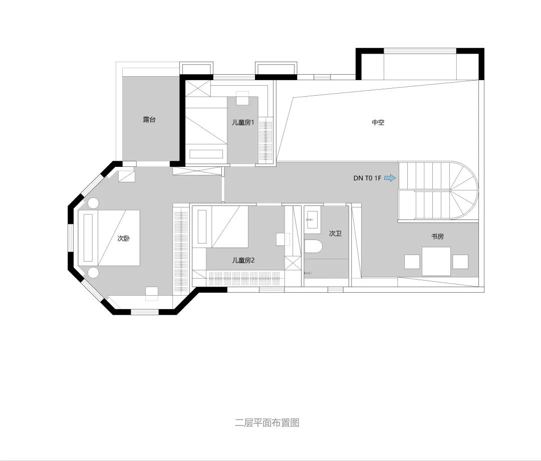 三代同檐,200㎡独立又亲近的“理想家”丨中国广州丨陆文龙独立设计师-12