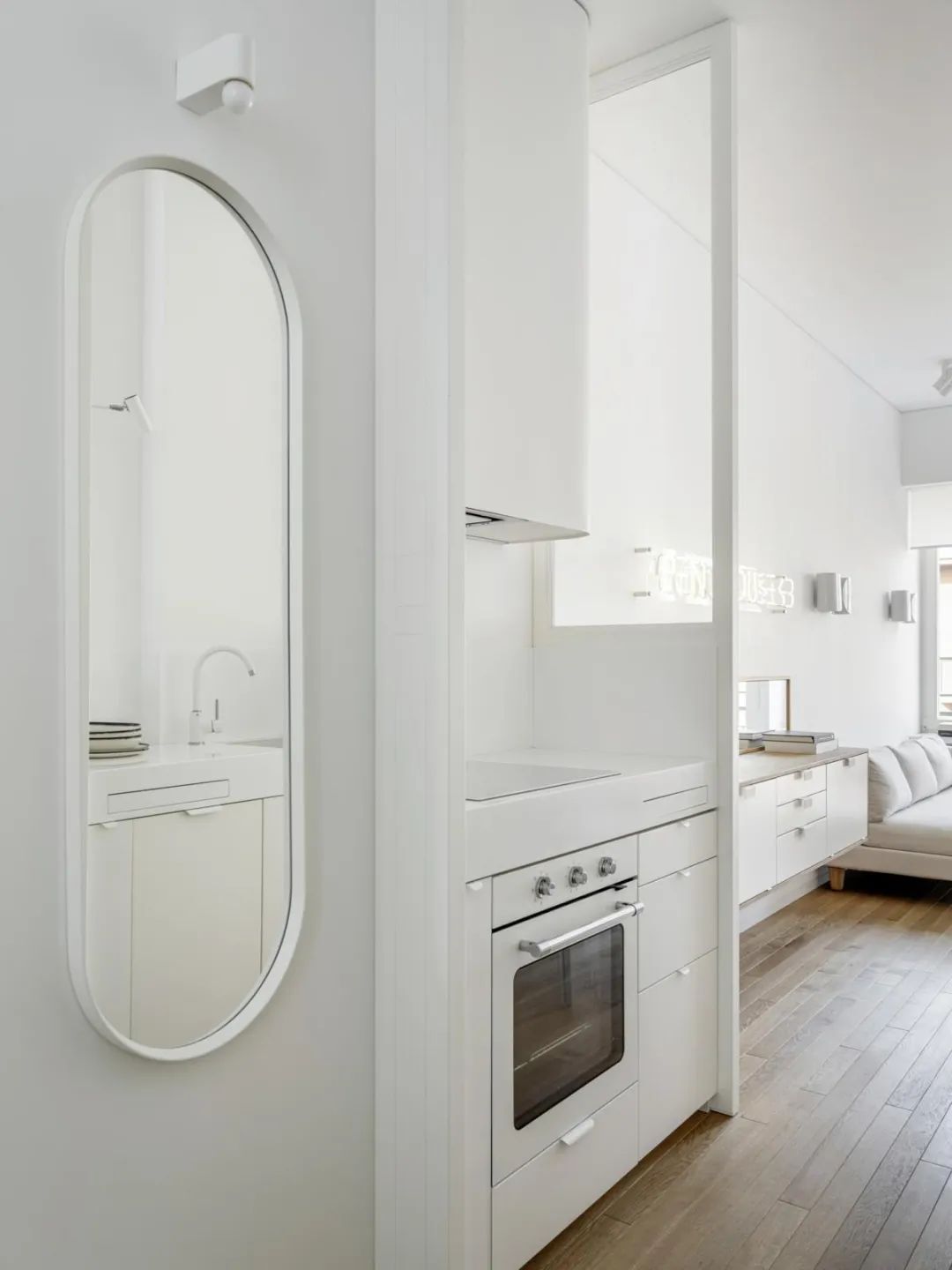 现代 43㎡白色公寓-12