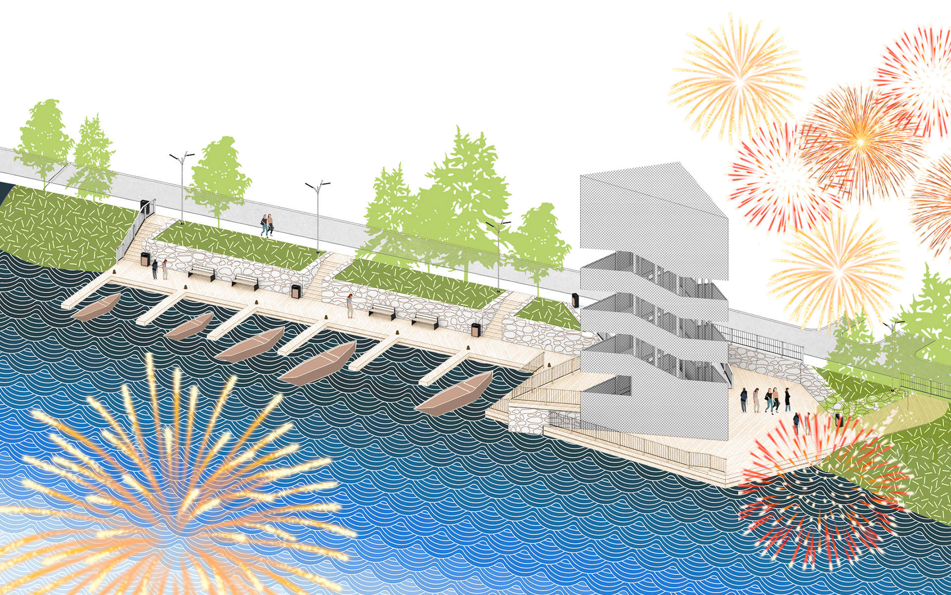 700 周年滨河路美化概念设计丨俄罗斯-11