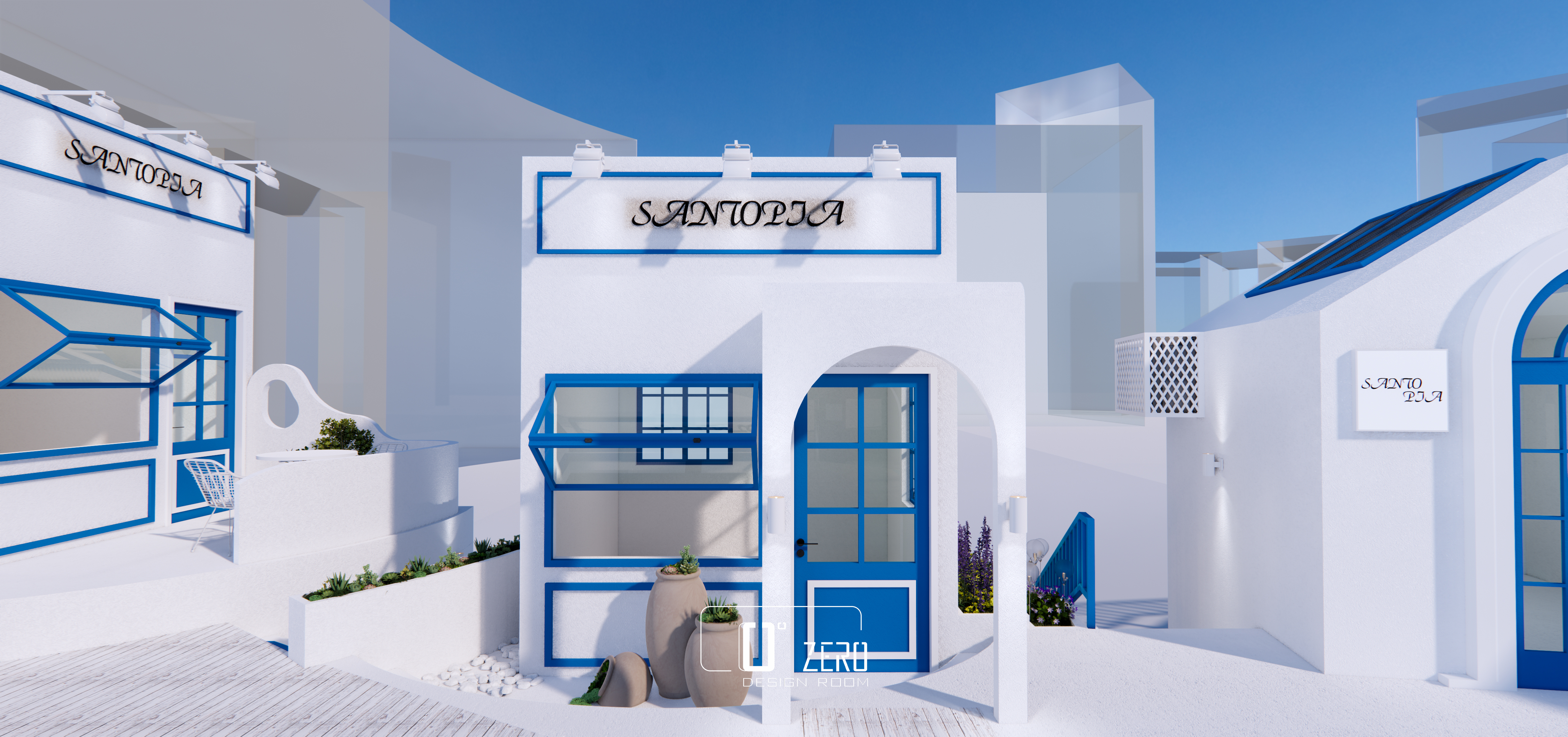 圣托里尼乌托邦理念的假日城市丨中国深圳丨Zero Desing Room-18