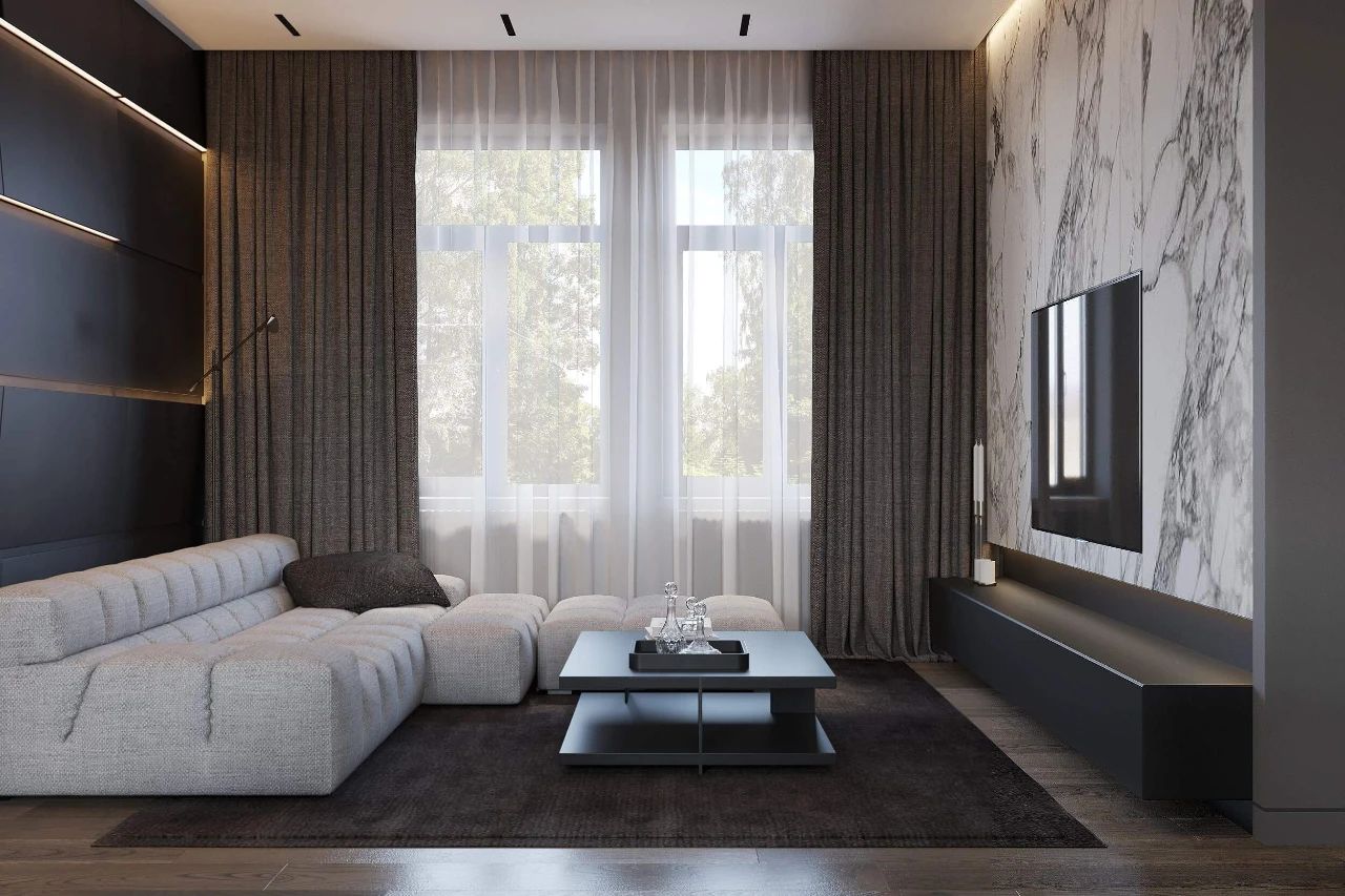 简约舒适的 149m²三层住宅设计丨Dinara Yousupova-57