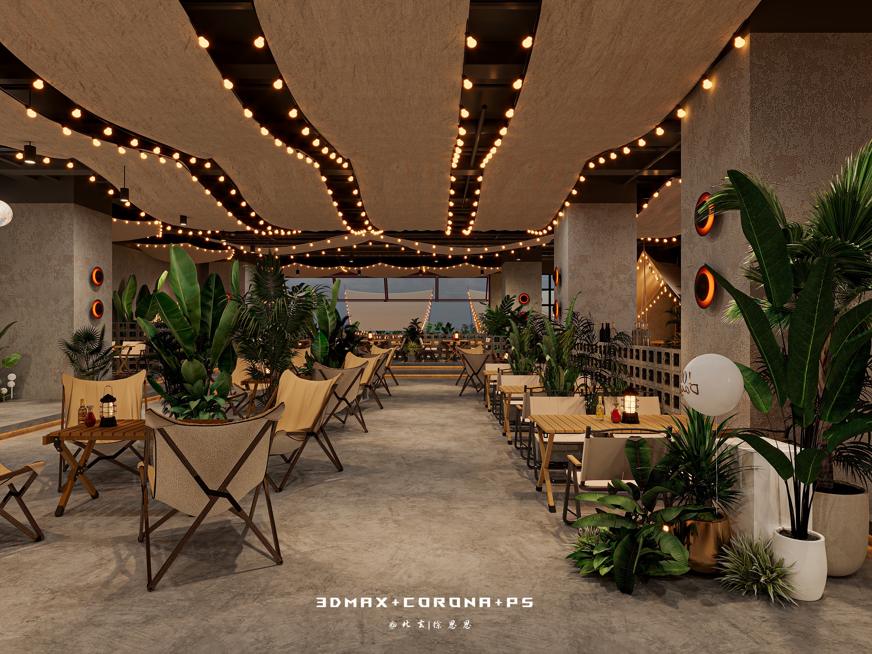 主题音乐餐吧，体验都市里的露营风-4