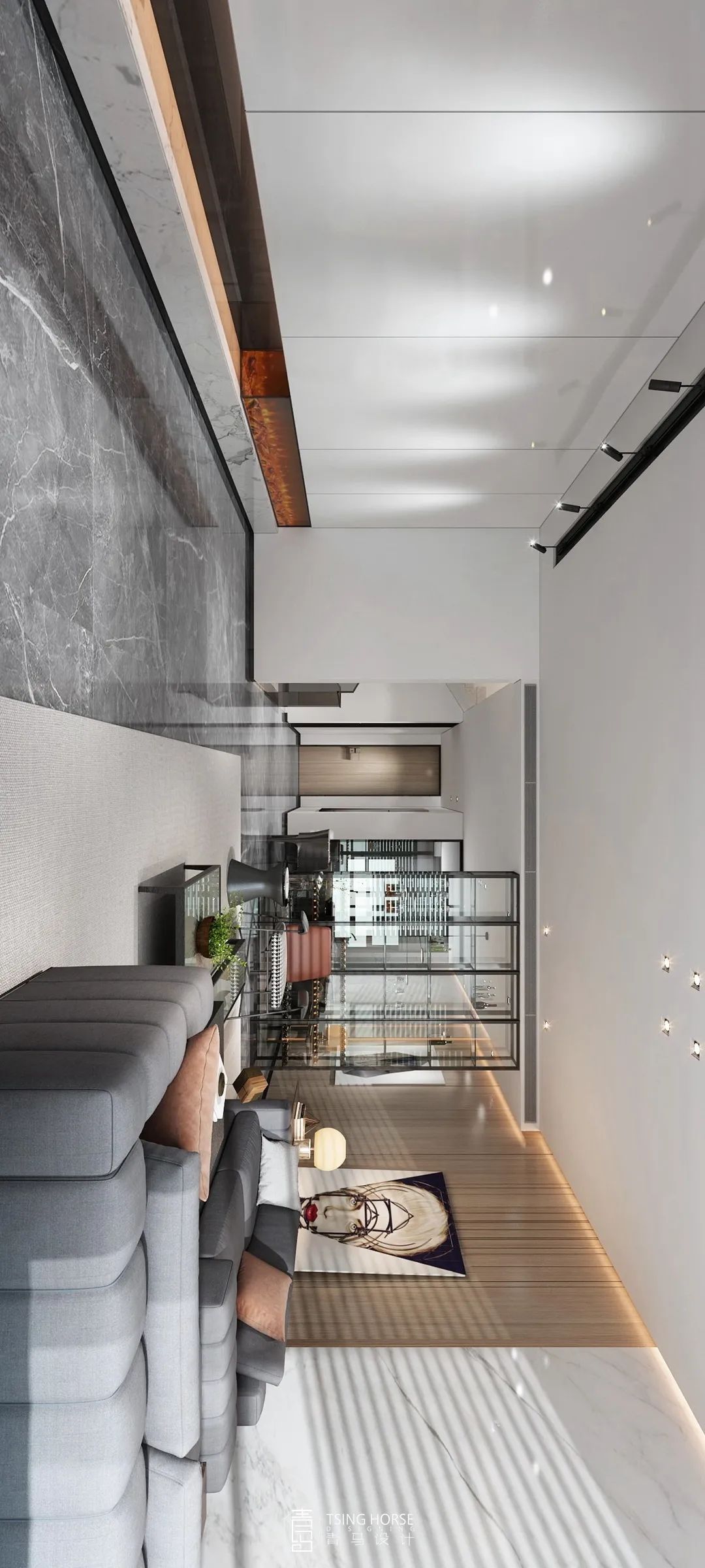 红豆美墅丨青马别墅空间设计-54