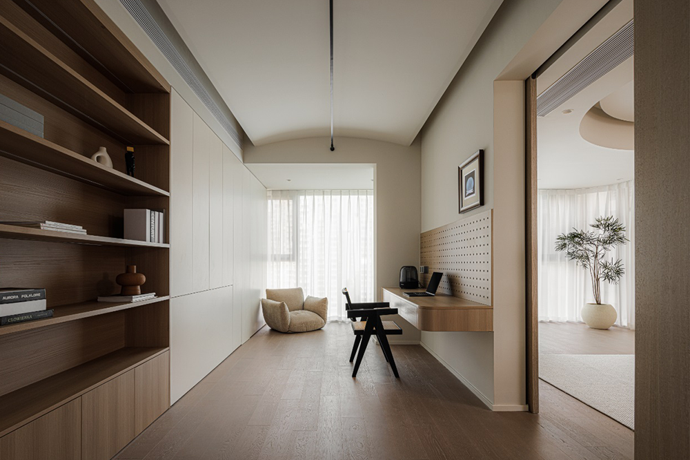 简约原木风:自由无界的理想家丨予上设计-15