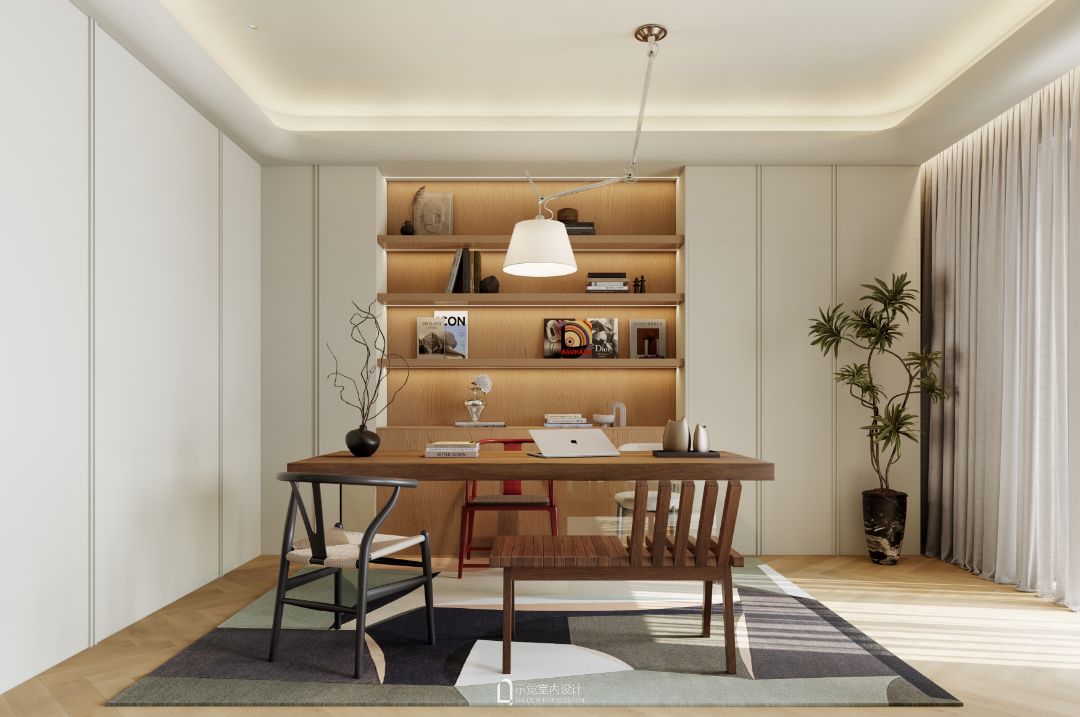 示觉设计|307㎡绿城黄浦湾，打破空间界限，实现多元化生活场景-31