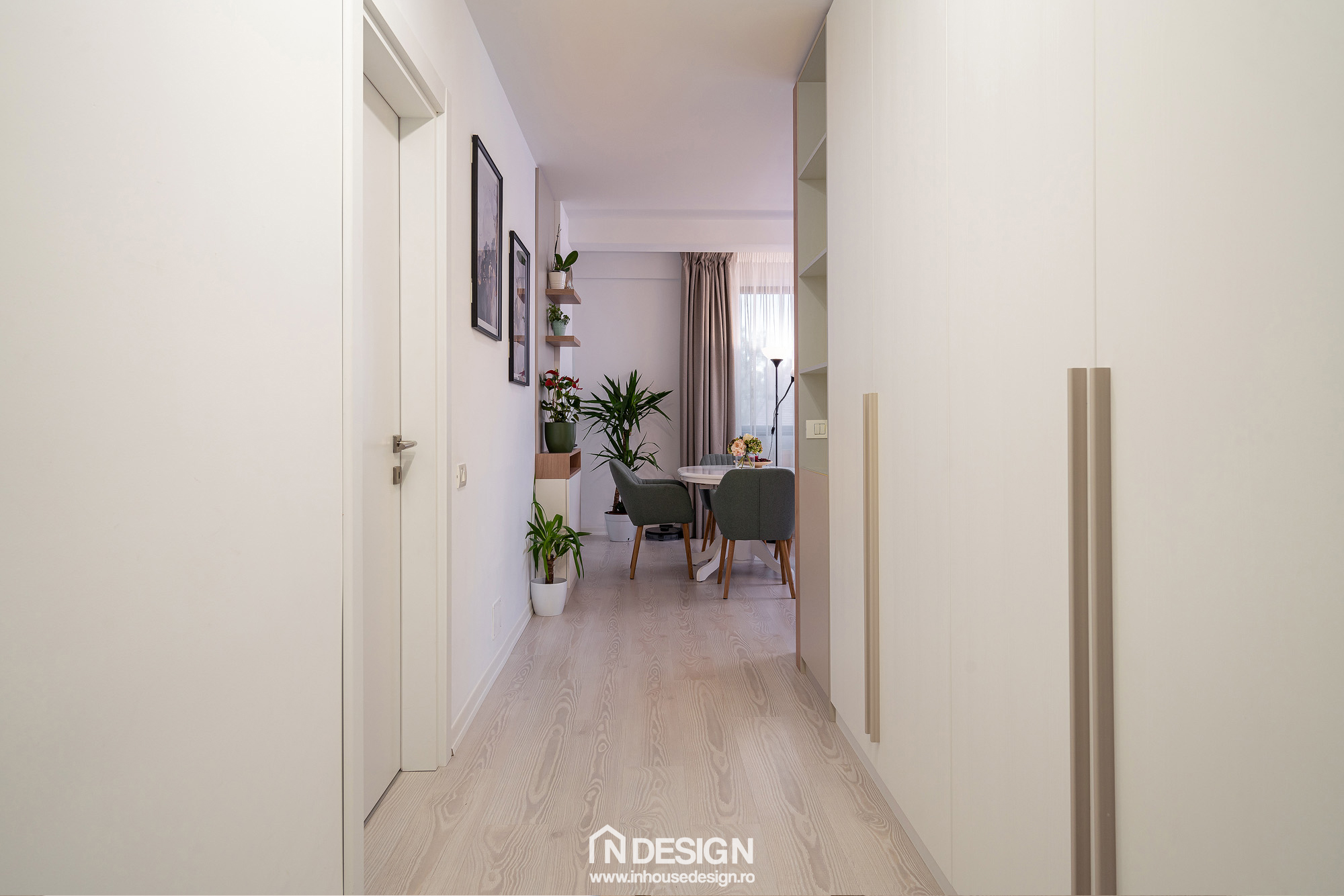 布加勒斯特91·5㎡三居室公寓斯堪的纳维亚风格装修丨罗马尼亚布加勒斯特丨In House Design-6