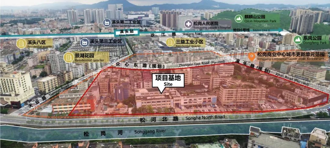 深圳松岗街道松岗商业中心城市更新九年一贯制学校项目丨中国深圳丨立方设计-1