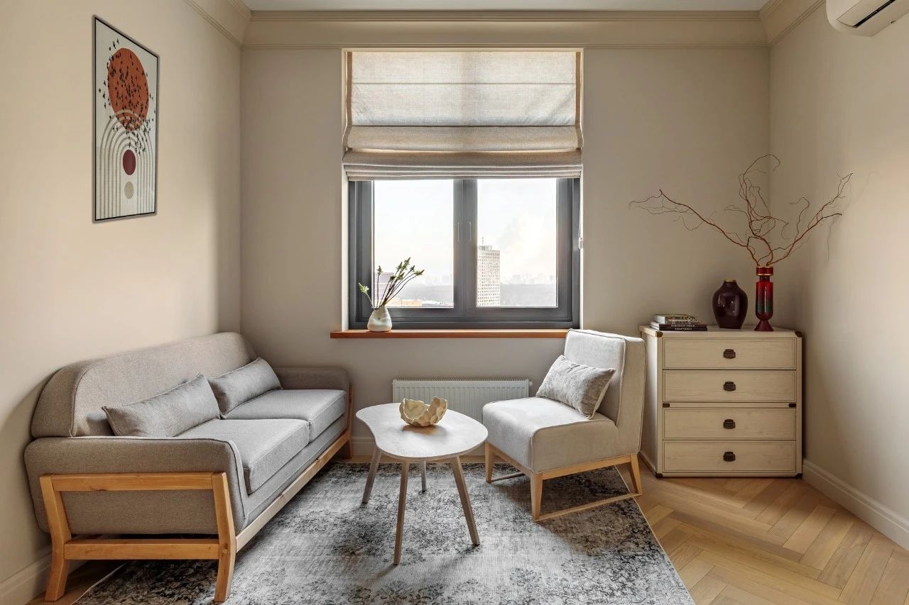 女生独居 51㎡公寓设计丨Olga Shumkina-0