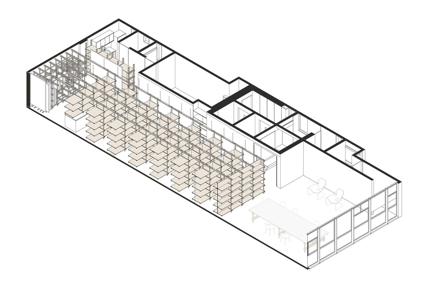 巴西圣保罗 GB65 办公室&图书馆丨Metro Arquitetos Associados-39