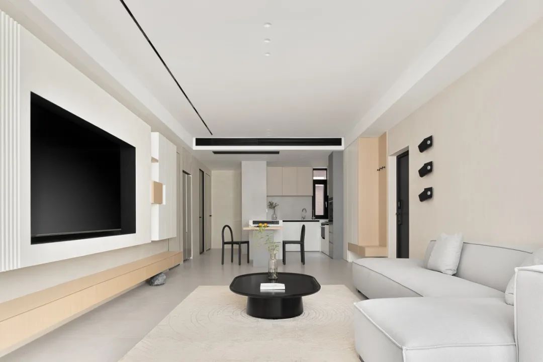 126㎡三室两厅，极简的松弛感 | 徐伟明建筑室内设计-28