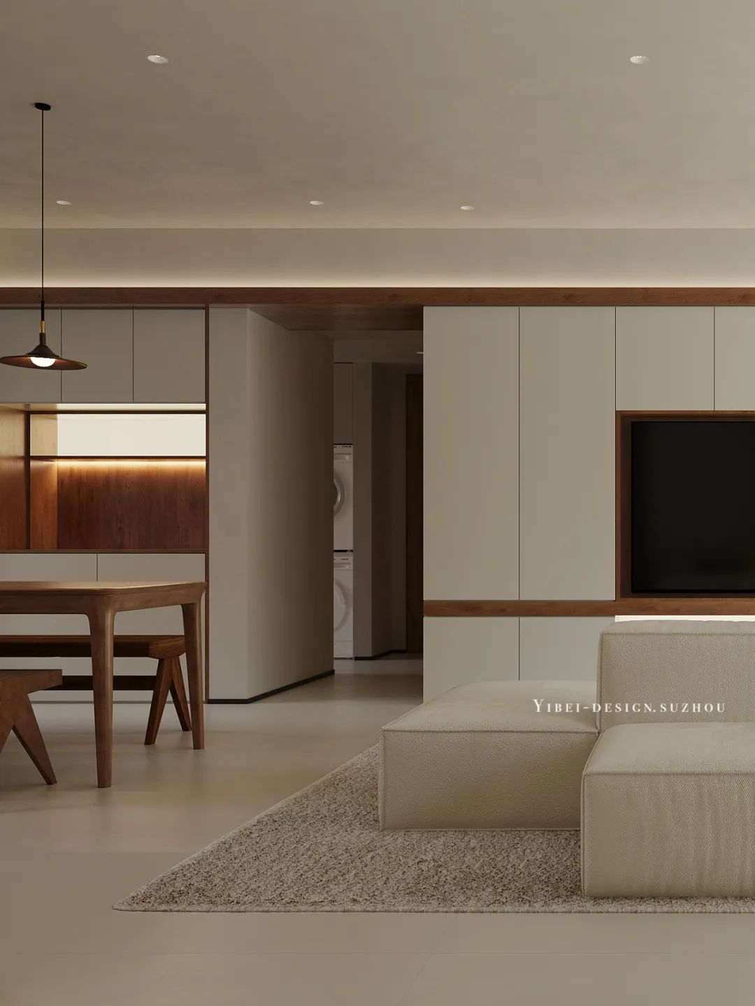 原木之韵丨家装设计丨中国苏州丨YIBEI DESIGN-1