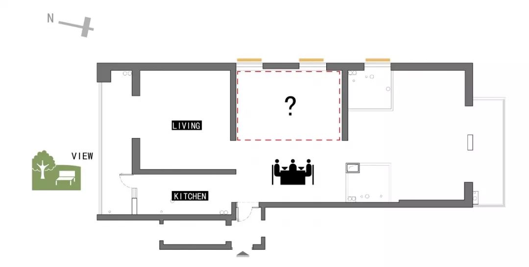 美式轻奢婚房，T 形推拉门点亮空间互动-13
