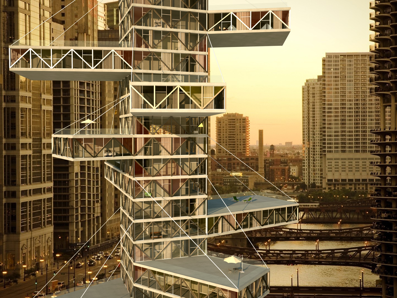 临时预制薄型摩天大楼,灵活适应社会需求-16