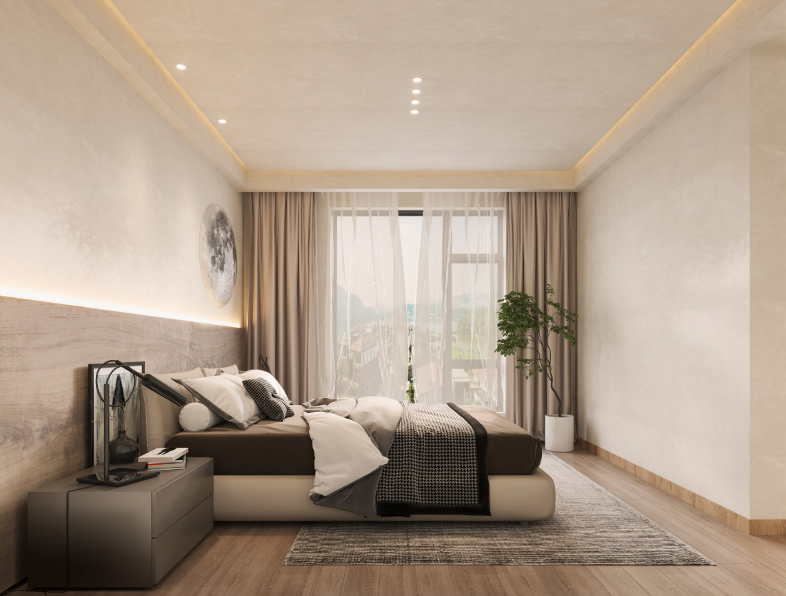 质朴侘寂风平层设计-10