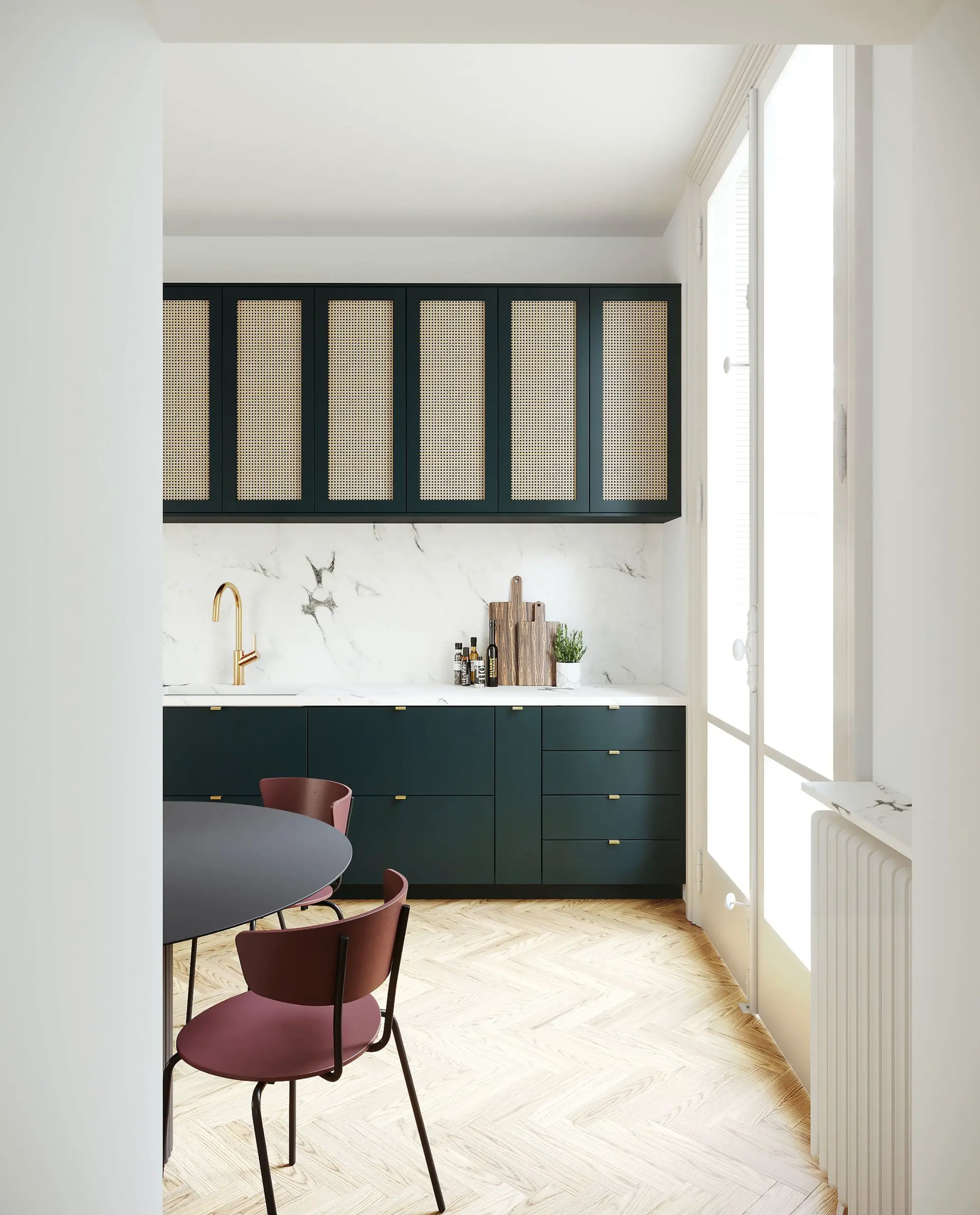 绿色 IKEA 厨房 | 采用 Plum 的绝美设计方案-8