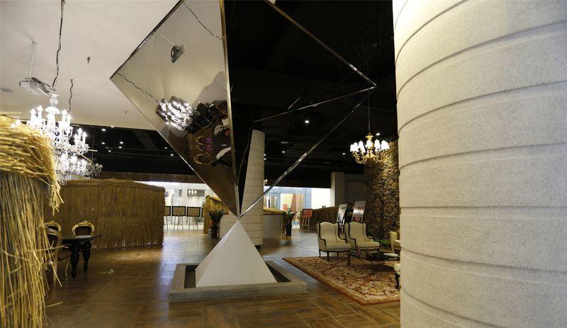 天津居然之家国际家居展馆——金字塔光影空间的原始魅力-14
