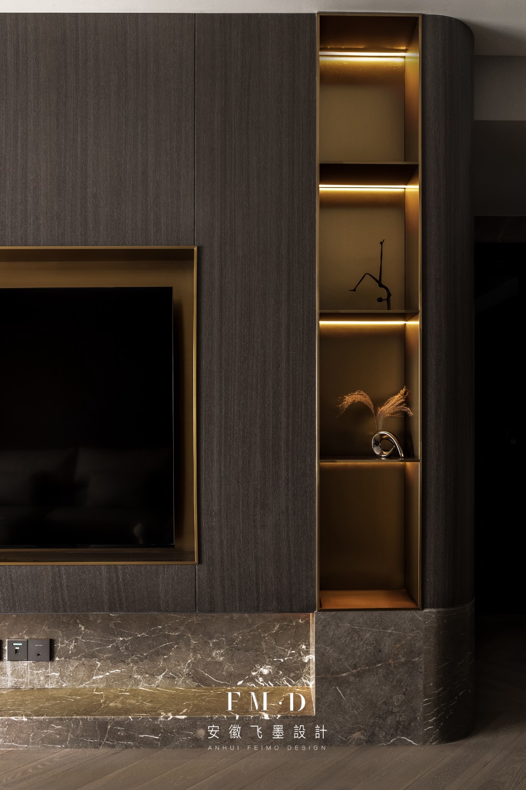 《惊鸿》140㎡跃层豪宅设计-2