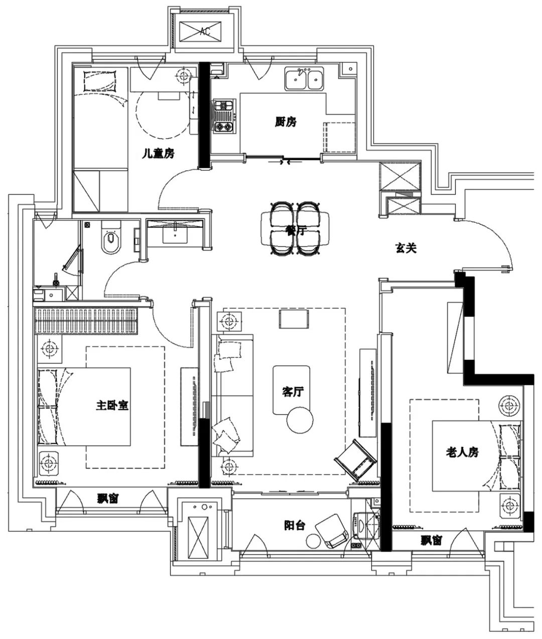 金地·悦城大境样板间 | 现代风格，艺术与生活的完美结合-57