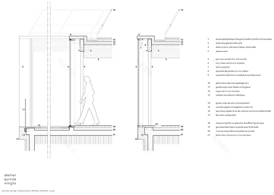 布加勒斯特街办公楼扩建丨法国巴黎丨Atelier Quinze Vingts-40