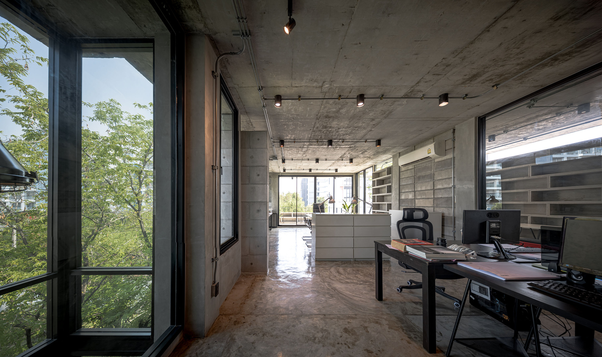 混凝土拼贴办公室丨泰国曼谷丨COLLAGE DESIGN STUDIO-29
