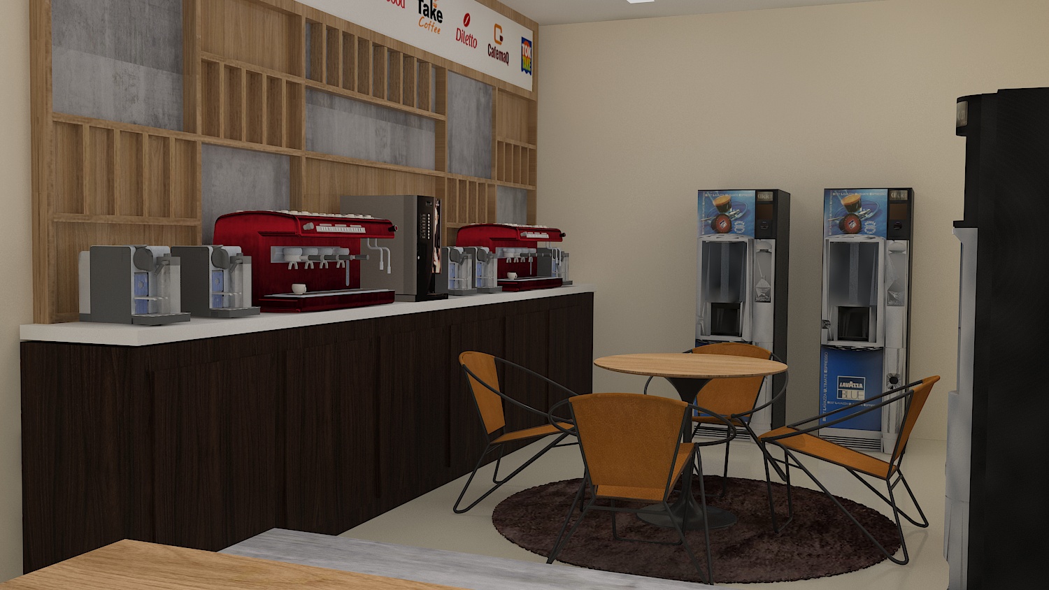 Ambientação para showroom Grancoffee-27