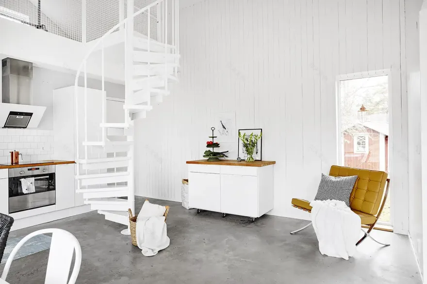 瑞典红木建筑 | 传统外观与现代内设的完美结合-12