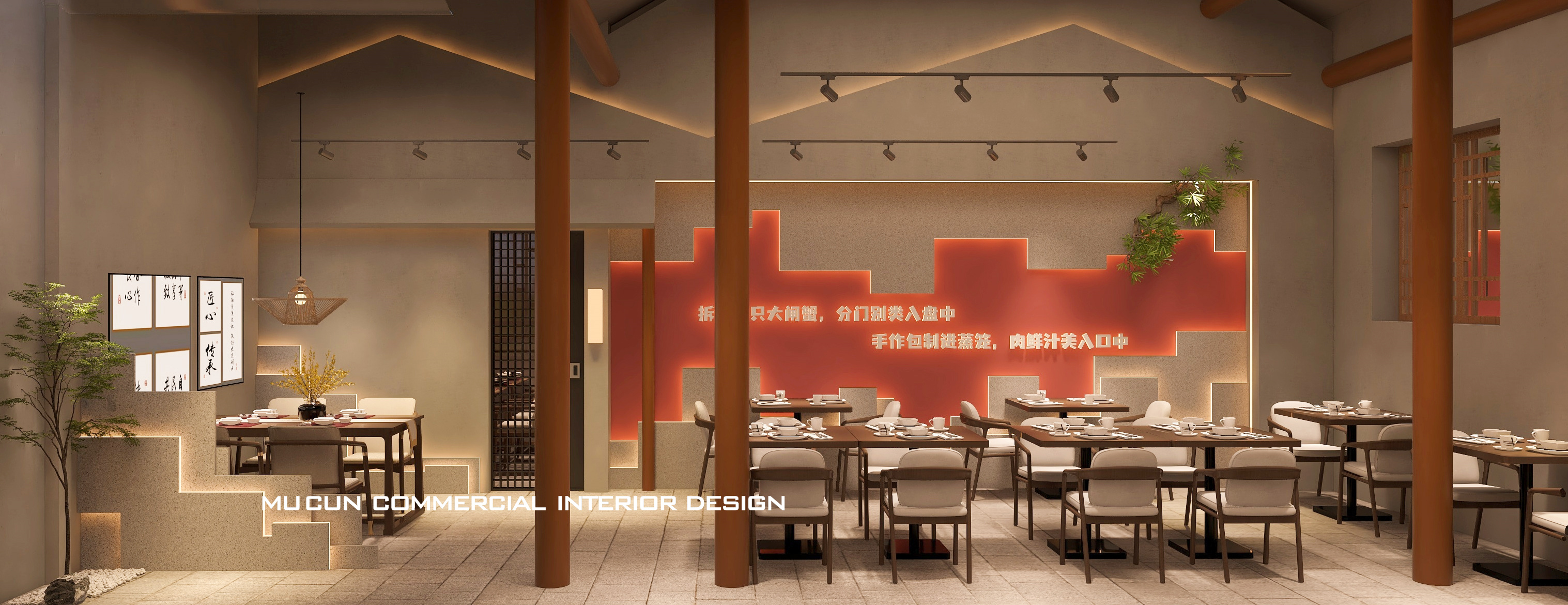 镇江 300 平蟹黄汤包展厅装修设计丨中国镇江-35