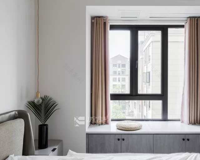 茱萸粉+祖母绿,塑造复式轻奢风 双宝设计机构-26